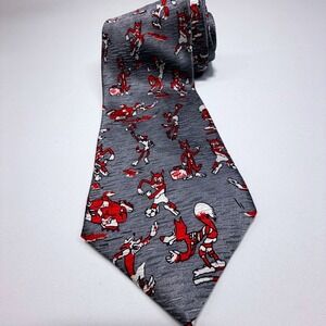 Vintage NC‎ State Wolfpack Club Tie | Tuffy Mascot Print | Made in USA